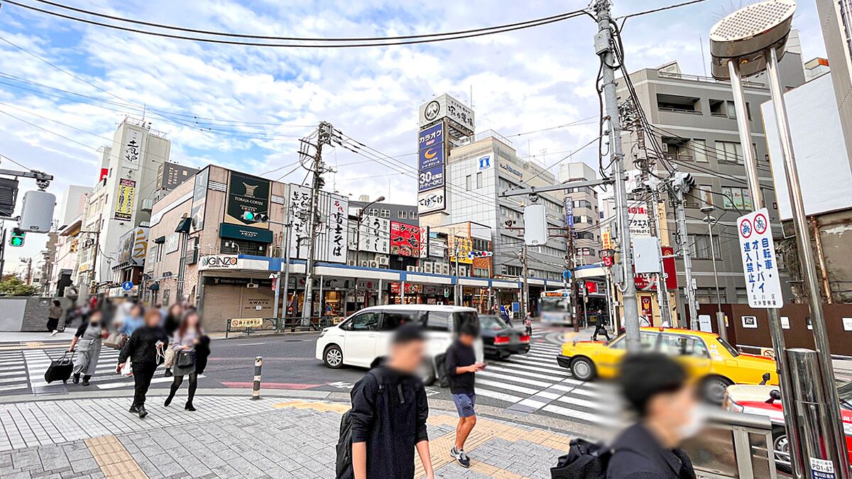 大井町駅周辺の商店街の写真